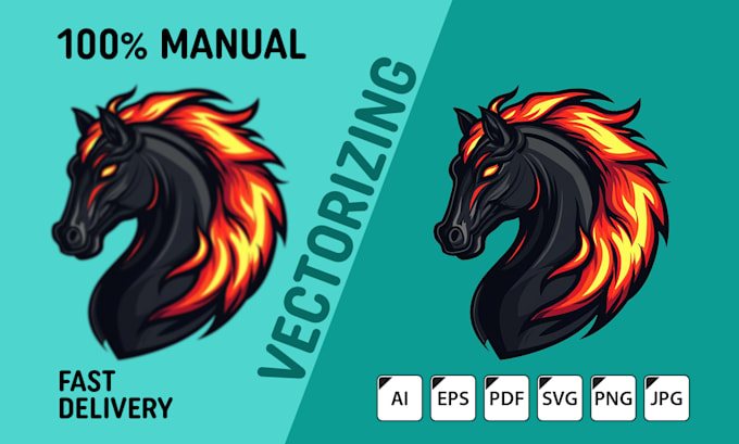 do vectorize image, redraw or recreate logo in vector, vector tracing,