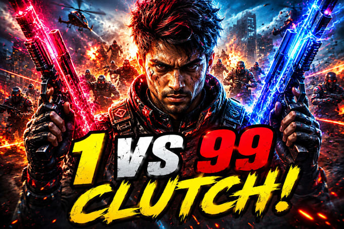 create high CTR gaming youtube thumbnails