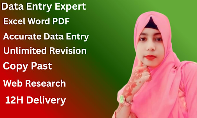 do fast and accurate data entry and excel data entry work