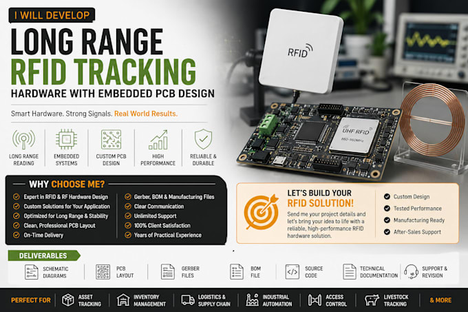 design uhf rfid antenna systems for asset tracking and rf pcb development