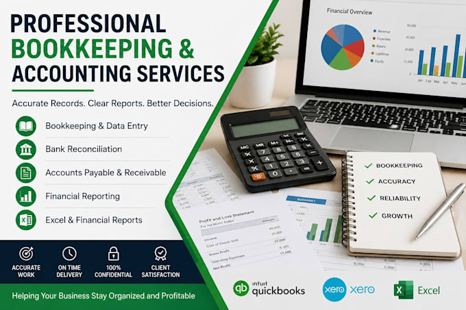 provide professional bookkeeping and accounting services