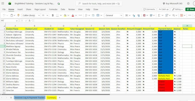 do accurate data entry, excel data cleaning, and formatting