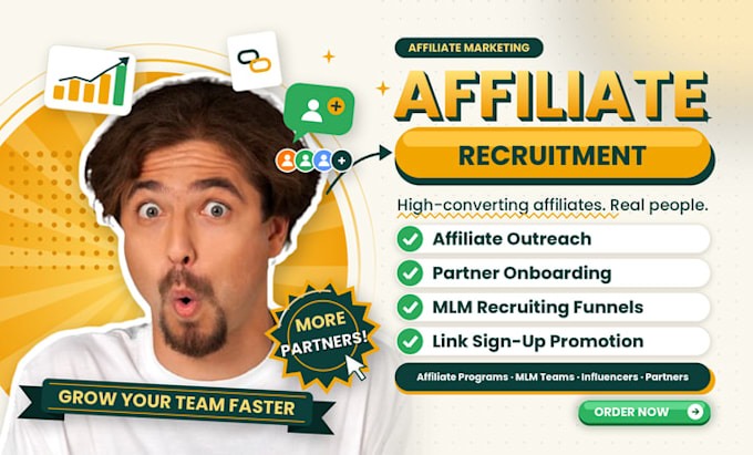 recruit high converting affiliates for affiliate program, mlm program leads