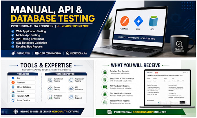 perform professional manual and automated software testing