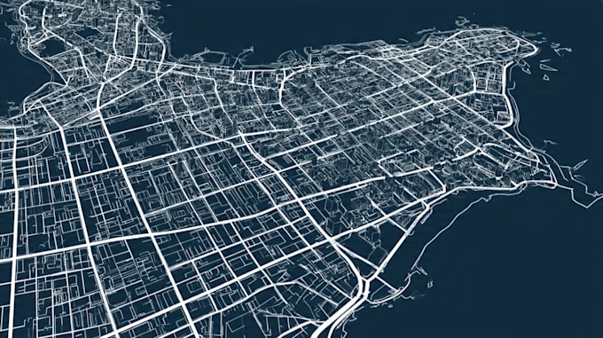 design unique vector map illustration or street map
