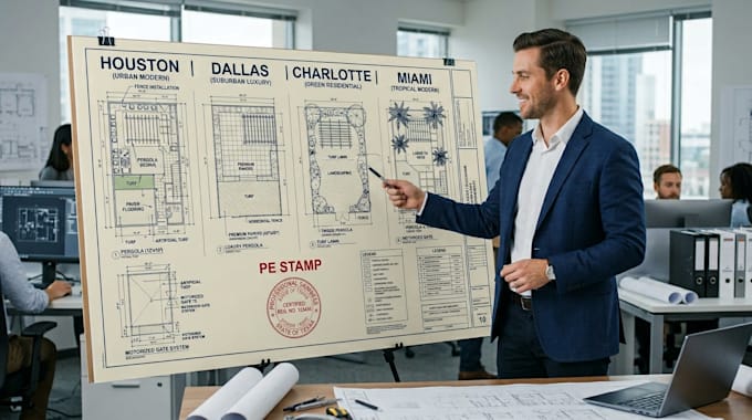 professional pe stamp permit ready plan structural calculation for city approval