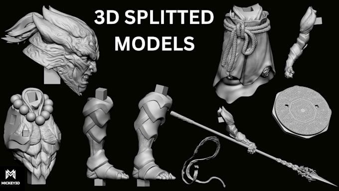 fix repair split modify convert your stl obj 3mf 3d model files for 3d printing