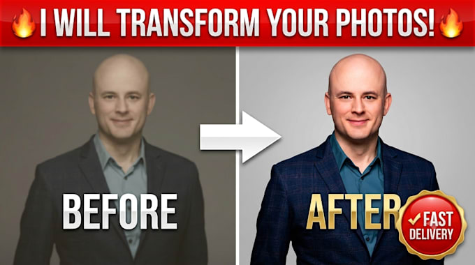 professional corporate headshot retouching and skin retouch