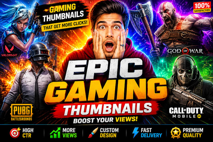 design high CTR youtube thumbnails