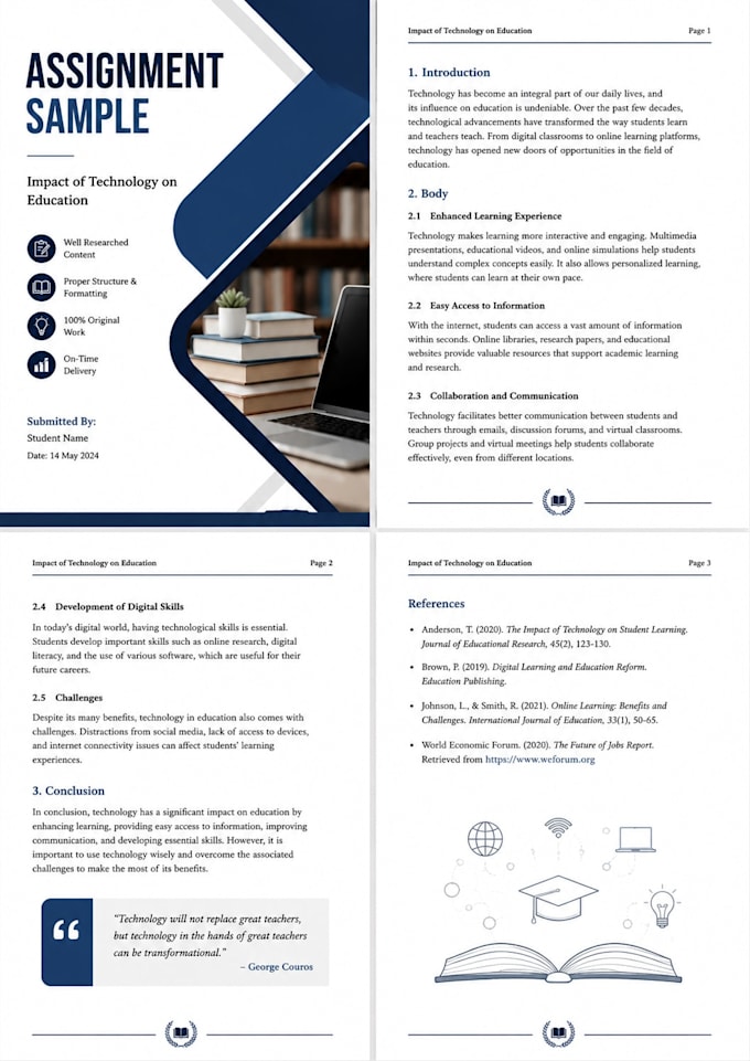 write professional assignments, reports and academic content