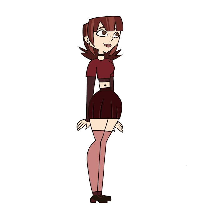 draw you or your oc in total drama style