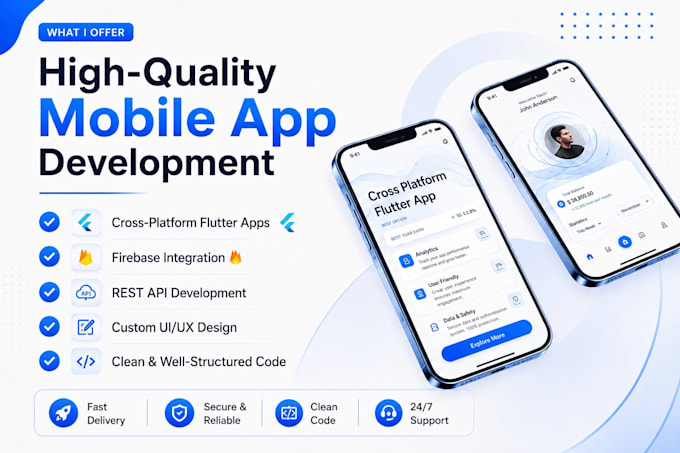 android app development kotlin java mobile app developer firebase