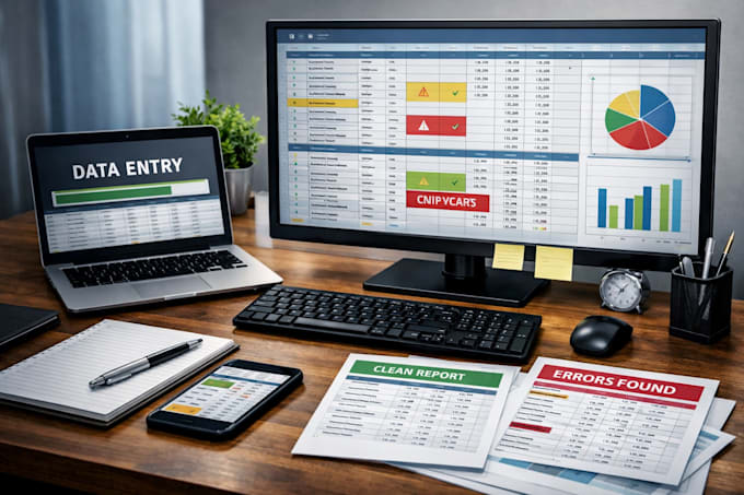 do data entry, data cleaning related projects