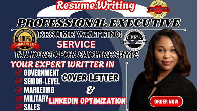 write ats executive resume writing, cv, cover letter, linkedin for c suite roles