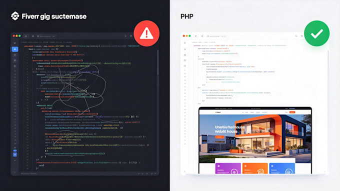 develop a custom PHP website, web application