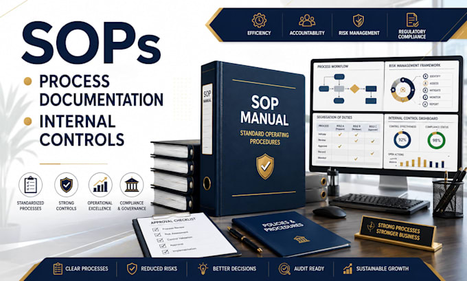write sops process documentation and internal controls