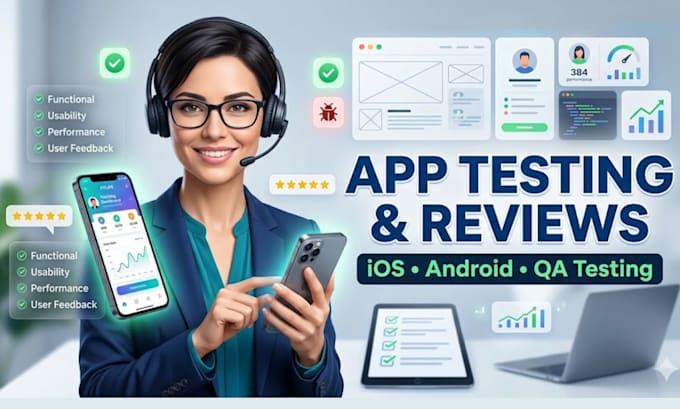 do app testing user testing for mobile app ios app and write honest app reviews