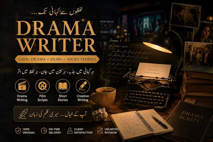 write urdu drama script and screenplay