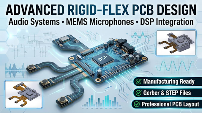 design advanced rigid flex pcb for audio and mems microphone systems