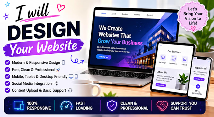 create or redesign professional wix