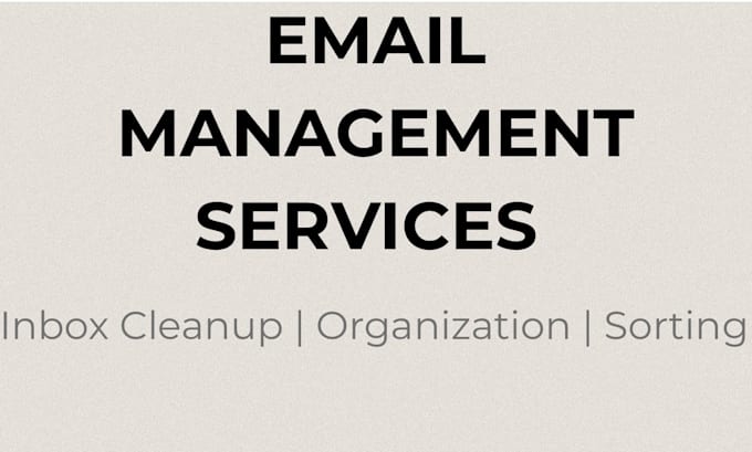 provide email management services