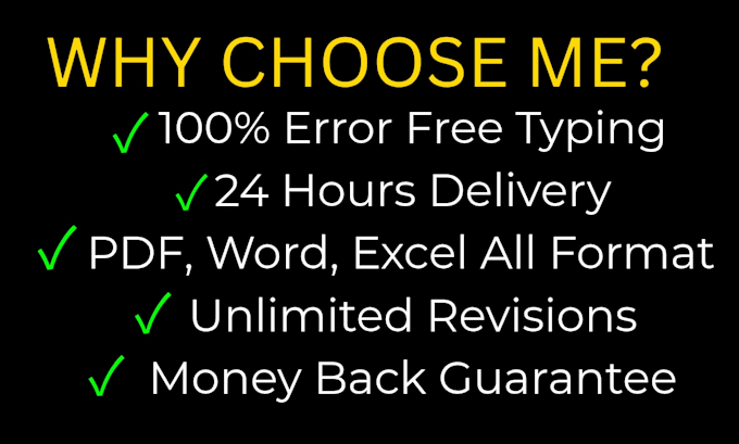 do accurate data entry and typing work fast