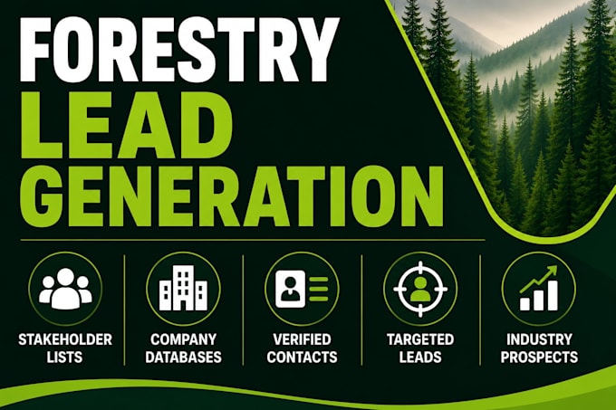 do forestry lead generation b2b and stakeholder research