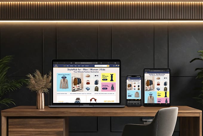 design and develop a responsive wordpress website using elementor