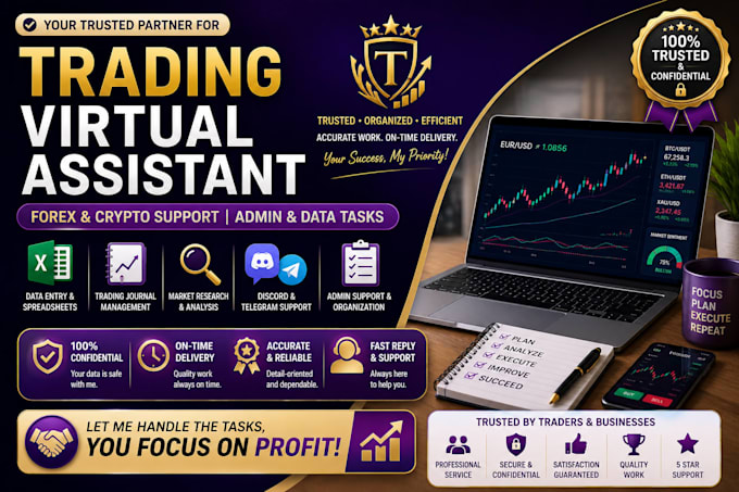 be your trading virtual assistant for forex and crypto tasks