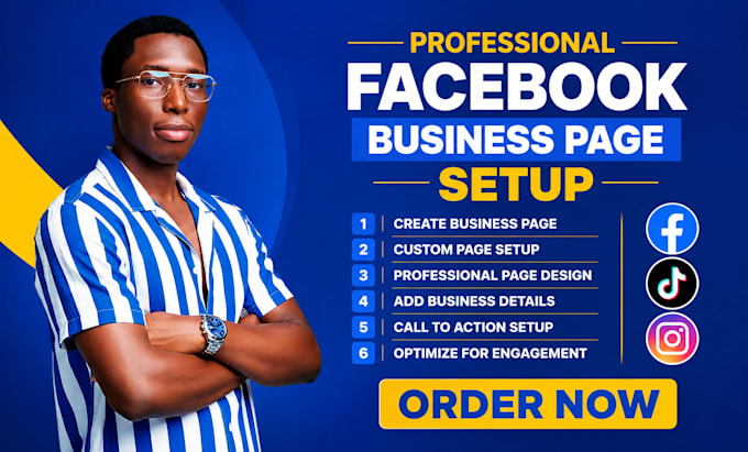 create and setup facebook business page