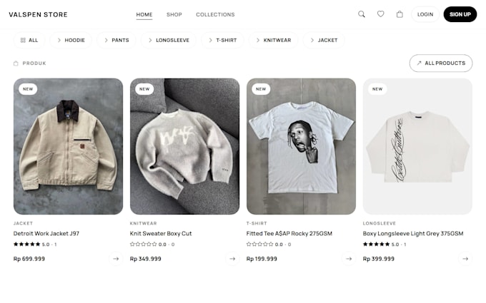 build you a modern laravel ecommerce website