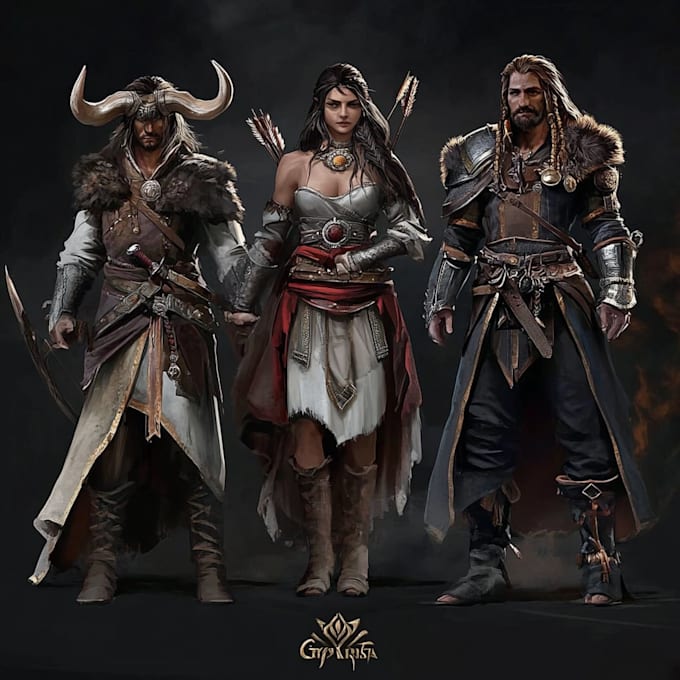fantasy art creatures and characters
