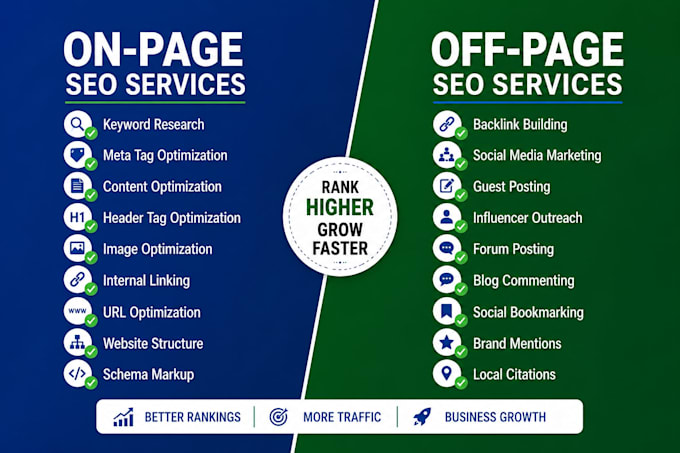 provide expert on page and off page SEO