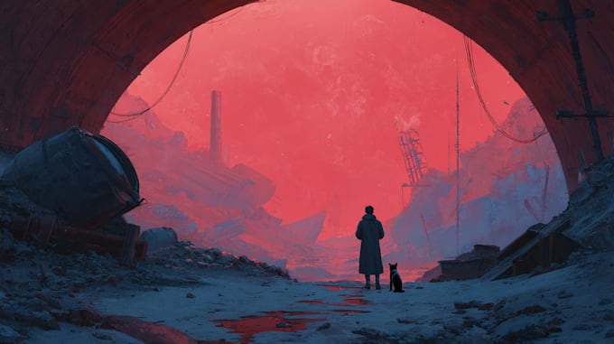 design stunning sci fi portrait art