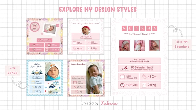 design a custom digital gift layout for you
