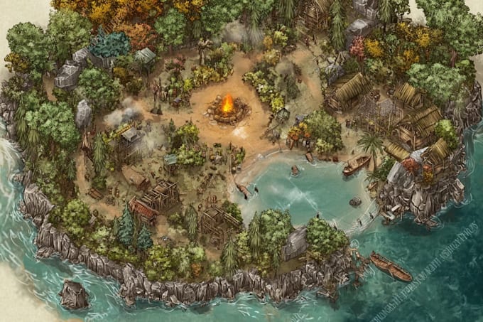create your fantasy map for dnd