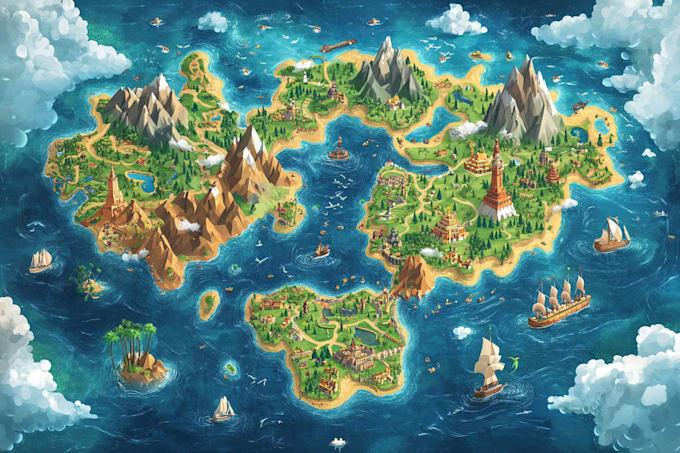 map illustration vector illustration vector map