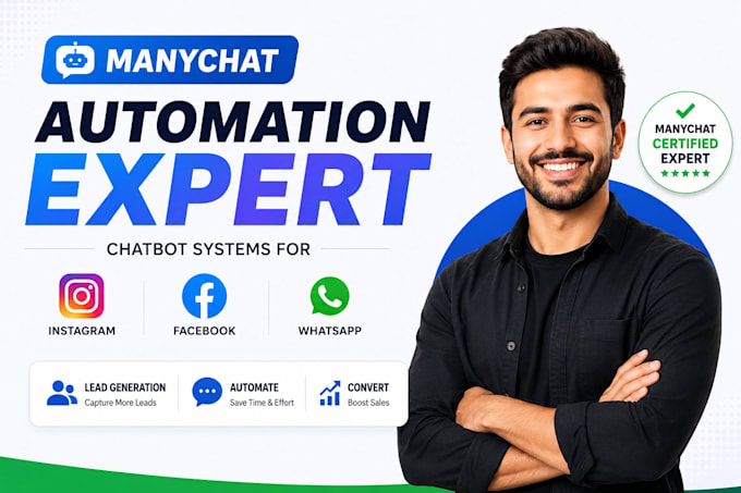 build high converting manychat chatbot and dm automation funnels