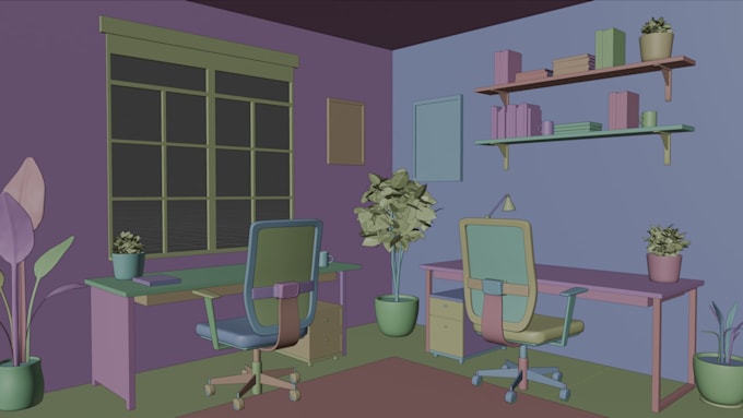 design and render photo realistic 3d interior spaces