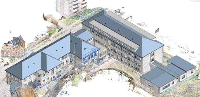 convert point cloud scan data into a precise revit bim model