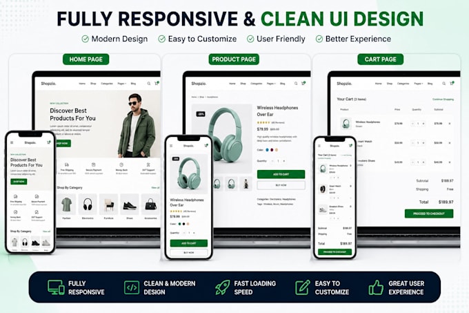 build responsive front end websites