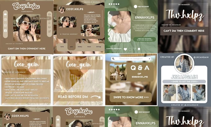 design aesthetic and curated canva templates