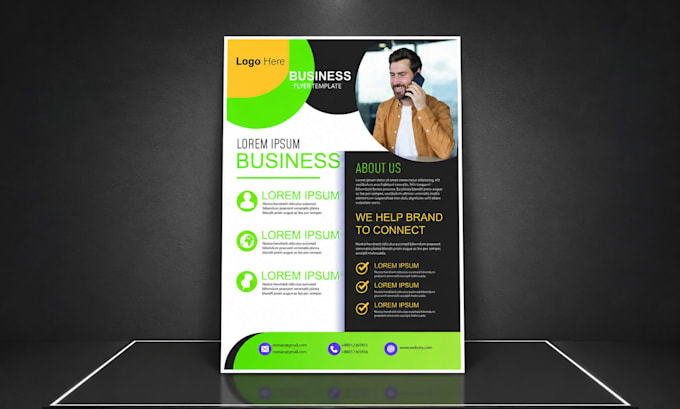 create modern and eye catching flyer design
