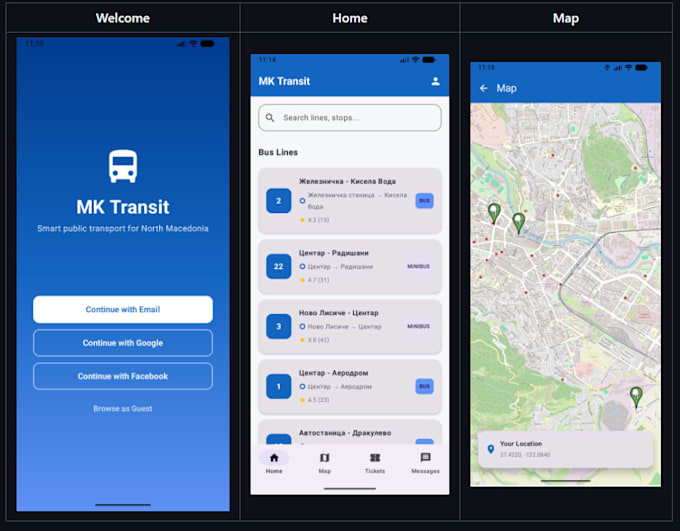 develop your android app