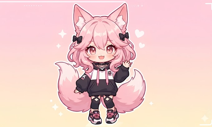 design and rig live2d vtuber model 2d vtuber model vtuber commission 2d anime
