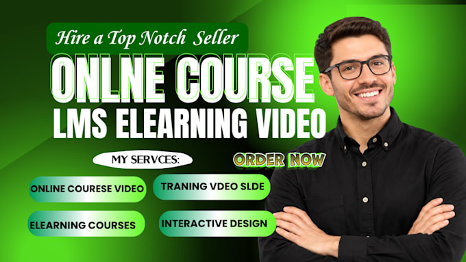 do elearning instructional training video online course creation material design