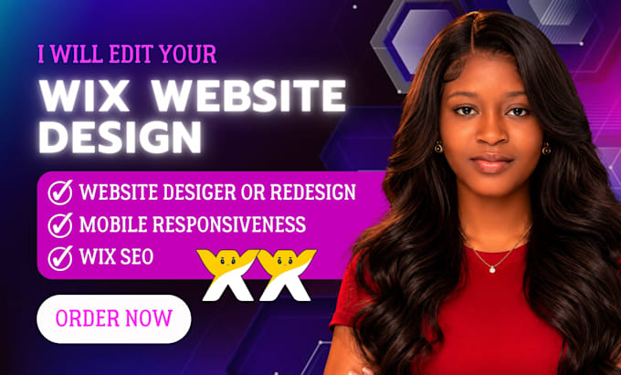 edit wix website design redesign wix website fix wix website wix website edit