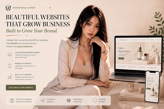 design a professional wordpress woocommerce store built to convert