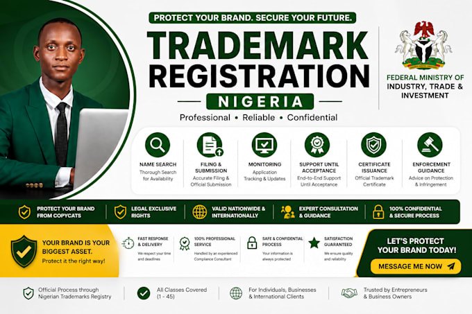 register your trademark in nigeria with name search and filing