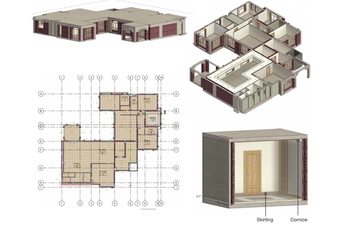 convert autocad drawings into revit  models